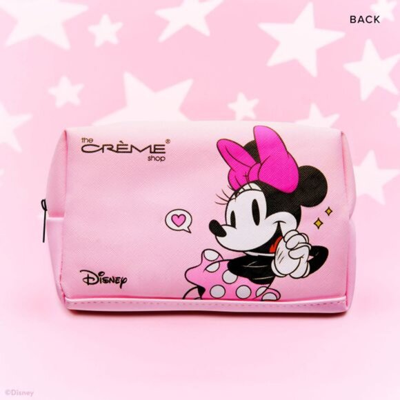 NWT - The Creme Shop x Disney Mickey & Minnie Mouse Travel Pouch - Picture 2 of 10